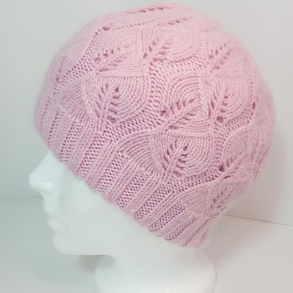 Angora Fur Knitted Beanie🌸Double Layer Winter Hat - Picture 2 of 8